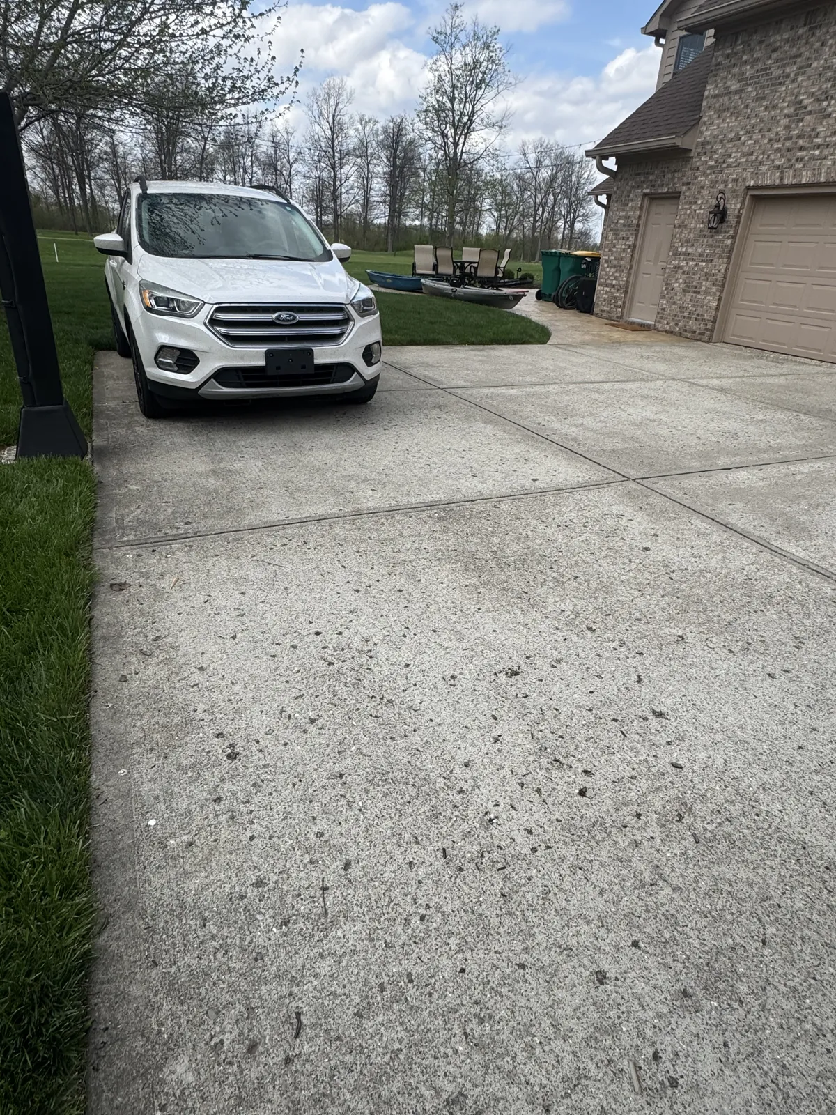 Same driveway cleared